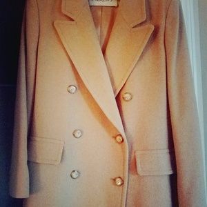 Pickets Fleurette of California Camel Hair Coat